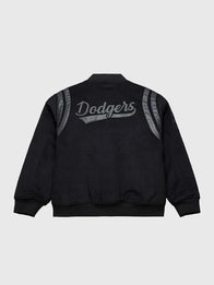 Los Angeles Dodgers Walk the Tunnel Varsity Jacket Varsity Jacket unisex detail view 2 | Dash Racegear — Los Angeles Dodgers Varsity Jacket for Tunnel Walk Moments & Fan Style