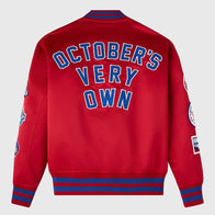 OVO x New Era x MLB Montreal Expos Varsity Jacket Varsity Jacket unisex detail view 5 | Dash Racegear — Expos Varsity Jacket by OVO – Celebrate Montreal in Style