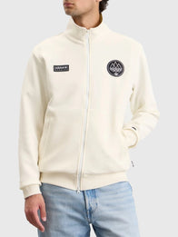 END. x Adidas Angelzarke SPZL Track Jacket Jacket unisex detail view 2 | Dash Racegear — Cream END. x Adidas Angelzarke track jacket featuring a full-zip design and timeless sporty appeal.