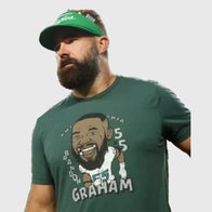 Jason Kelce Brandon Graham T-Shirt Shirt unisex detail view 3 | Dash Racegear — Jason Kelce Brandon Graham Eagles Graphic T-Shirt for Fans