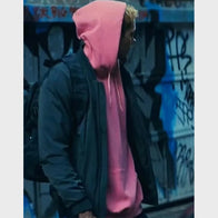 Locked 2025 Bill Skarsgård Bomber Jacket Bomber Jacket unisex detail view 2 | Dash Racegear — Locked 2025 Film Jacket – Bill Skarsgård’s Signature Style