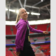 England Lionesses Nike Purple Hoodie Hoodie unisex detail view 4 | Dash Racegear — Women's England Lionesses Nike hoodie