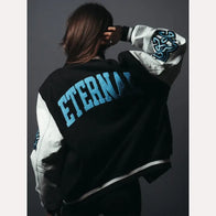 Spiritbox Eternal Varsity Jacket Varsity Jacket unisex detail view 4 | Dash Racegear — spiritbox eternal jacket with patches