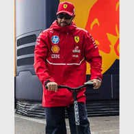 Lewis Hamilton Belgium F1 Grand Prix Ferrari Jacket Jacket unisex detail view 4 | Dash Racegear — Limited Edition Ferrari Jacket – Lewis Hamilton at Belgium F1