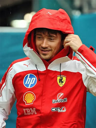 F1 Grand Prix Of Miami Charles Leclerc Jacket Jacket unisex detail view 4 | Dash Racegear — F1 Miami Grand Prix jacket by Charles Leclerc red and white sporty fit comfortable layer for men and women fans