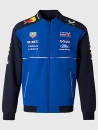 F1 Oracle Red Bull Racing 2026 Team Bomber Jacket Bomber Jacket unisex detail view 2 | Dash Racegear — Formula 1 Oracle Red Bull Racing 2026 Team Bomber Jacket, classic bomber look for everyday fan wear.