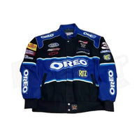 F1 Biker Racing Streetwear Embroidered Bomber Jacket | Dash Racegear
