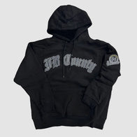 FB County Hoodie Hoodie unisex front product view | Dash Racegear — Classic FB County hoodie with ribbed cuffs and hem