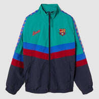 FC Barcelona Retro Jacket Jacket unisex front product view | Dash Racegear — Vintage-look FC Barcelona jacket from legacy collection