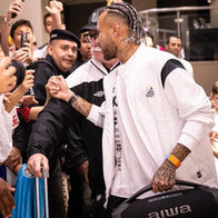 Neymar Santos FC White Track Jacket Jacket unisex detail view 2 | Dash Racegear — Santos FC White Jacket – Neymar-Inspired Trackwear Edition