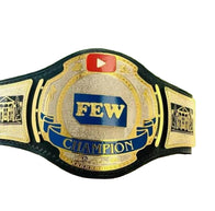 FEW world championship wrestling belts 2mm adult size Yotube logo - 1 | Dash Racegear