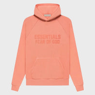 Fear of God Coral Essentials Hoodie Hoodie unisex front product view | Dash Racegear — Fear of God Coral Essentials Pullover Hoodie