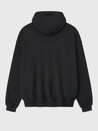 Fear Of God Essentials Black Hoodie Hoodie unisex detail view 2 | Dash Racegear — Black Essentials Fear Of God Pullover Hoodie, unisex, soft and comfortable, perfect for casual or street style.