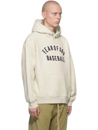 Fear Of God Baseball Hoodie Hoodie unisex detail view 6 | Dash Racegear — Pullover fleece hoodie by Fear Of God featuring classic baseball styling with a modern relaxed silhouette.