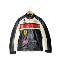Ferrari Real Leather Unisex Racing Jacket | Dash Racegear