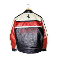 Ferrari Real Leather Unisex Racing Jacket | Dash Racegear