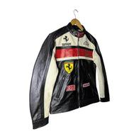 Ferrari Real Leather Unisex Racing Jacket | Dash Racegear