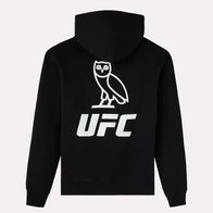 OVO x UFC Flame Logo Hoodie Hoodie unisex detail view 3 | Dash Racegear — OVO UFC Hoodie – Bold Flame Logo Edition