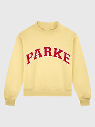 Parke Summerland Varsity Mockneck Sweatshirt Sweatshirt unisex detail view 4 | Dash Racegear — Unisex varsity mockneck sweatshirt with soft cotton feel and minimal modern casual styling.