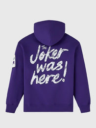 OVO The Joker Defaced Hoodie Hoodie unisex detail view 2 | Dash Racegear — Purple OVO 2026 The Joker Defaced fleece hoodie, pullover fit perfect for casual outfits.