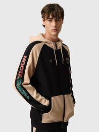 Nocta x Venezia FC Urban Hoodie Hoodie unisex detail view 5 | Dash Racegear — Beige Nike Nocta x Venezia 25/26 fleece hoodie, unisex fit with full zip, ideal for everyday layering.
