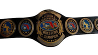 Florida Heavyweight Wrestling Championship Leather Title Belt - 1 | Dash Racegear