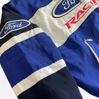 Vintage Ford F1 Racing Embroidered Bomber Jacket | Dash Racegear