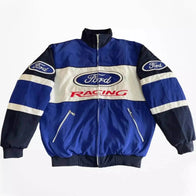 Vintage Ford F1 Racing Embroidered Bomber Jacket | Dash Racegear