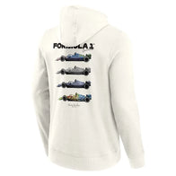 Formula 1 Barcelona Mosaics Graphic Hoodie Hoodie unisex detail view 3 | Dash Racegear — Bold Barcelona Formula 1 hoodie with mosaic elements