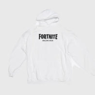 Fortnite x Balenciaga Hoodie Hoodie unisex detail view 5 | Dash Racegear — Balenciaga Fortnite Street Style Luxury Hoodie Outfit