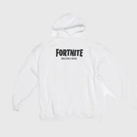Fortnite x Balenciaga Hoodie Hoodie unisex detail view 5 | Dash Racegear — Balenciaga Fortnite Street Style Luxury Hoodie Outfit
