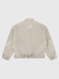 Adidas x Entire Studios Z.N.E. Bomber Jacket Bomber Jacket unisex detail view 4 | Dash Racegear — Adidas x Entire Studios 2026 black full zip jacket, minimalist bomber look made for comfortable athletic street style.