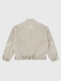 Adidas x Entire Studios Z.N.E. Bomber Jacket Bomber Jacket unisex detail view 4 | Dash Racegear — Adidas x Entire Studios 2026 black full zip jacket, minimalist bomber look made for comfortable athletic street style.