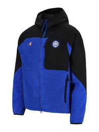 Inter Milan x Nike ACG Hooded Jacket 2025/26 Jacket unisex detail view 2 | Dash Racegear — Nike ACG x Inter Milan Wolftree hooded jacket, blue and black, unisex style for casual wear and match days.