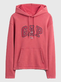 Gap Americana Logo Hoodie Hoodie unisex front product view | Dash Racegear — Gap oversized fleece hoodie 2026 Americana logo, unisex pullover style offering warmth, softness, and effortless street-ready vibe