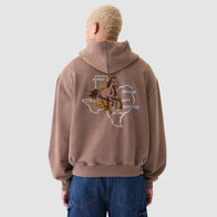 Gap Texas Hoodie Hoodie unisex detail view 2 | Dash Racegear — Gap hoodie celebrating Texas pride in oversized style