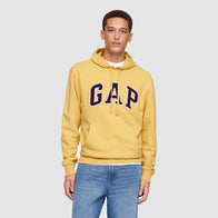 Yellow Gap Hoodie Hoodie unisex detail view 2 | Dash Racegear — Cozy yellow Gap pullover for street-style outfits