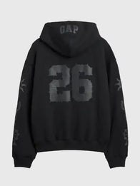 Gap × Coachella Oversized Hoodie Hoodie unisex detail view 2 | Dash Racegear — Black oversized hoodie by Gap x Coachella, ideal for relaxed streetwear and casual outfits.