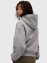 Gap x Victoria Beckham Hoodie Hoodie unisex detail view 3 | Dash Racegear — Victoria Beckham x Gap 2026 grey hoodie, relaxed fit French terry for modern street fashion wear.