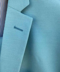 Mens Blue Slimfit Suit Fashion Apparel men detail view 4 | Dash Racegear — Gentleman Style Wedding Blue Suit