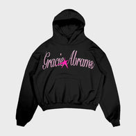 Gracie Abrams Black Hoodie Hoodie unisex front product view | Dash Racegear — Gracie Abrams Fan Hoodie – Must-Have Black Edition