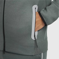 Nike Tech Windrunner Reflective Green Jacket Jacket unisex detail view 2 | Dash Racegear — Glow in Motion – Nike Green Reflective Jacket