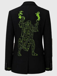 San Diego Comic-Con 2026 Robert Downey Jr. Doomsday Blazer Blazer unisex detail view 9 | Dash Racegear — Robert Downey Jr. Avengers blazer jacket designed for elevated outfits with timeless cinematic fashion and comfort.