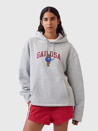 Gap USA Logo Hoodie Hoodie unisex detail view 2 | Dash Racegear — 2026 Gap USA grey oversized hoodie, fleece pullover fit for men and women, cozy casual layer for daily chill and travel wear
