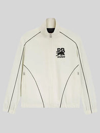 HUGO x RB Bull Track Jacket Jacket unisex detail view 2 | Dash Racegear — Hugo x Red Bull 2026 bull motif jacket, zip-up track style for fans of racing and modern street fashion.