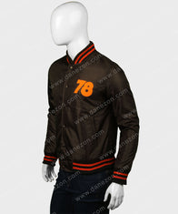Halloween Nylon Bomber Jacket Bomber Jacket unisex detail view 4 | Dash Racegear — 78 Bomber Jacket