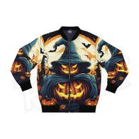 Halloween Jack O Lantern Unisex Bomber Jacket | Dash Racegear