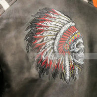 Cafe Racer Skull Jacket Jacket unisex detail view 3 | Dash Racegear — Cafe racer skull jacket