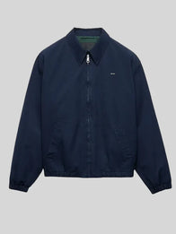Harry Styles Prada Cotton Jacket Jacket unisex detail view 2 | Dash Racegear — Navy blue Prada zipper jacket worn by Harry Styles, perfect for chic everyday street style.