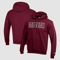 Harvard Crimson Hoodie Hoodie unisex front product view | Dash Racegear — Vintage Harvard red pullover hoodie
